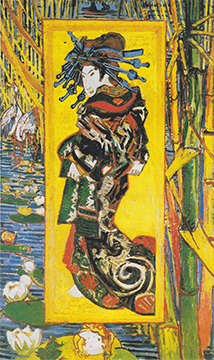 van Gogh: Courtesan (after Eisen), 1887